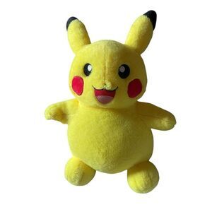 Build-A-Bear Pokemon Yellow Pikachu Stuffed Animal Plush 14" Toy Soft Medium